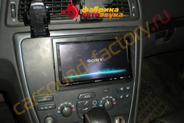 установка 2din автмоагнитолы SONY XAV-E70BT SONY XAV-E70BT Volvo S 60