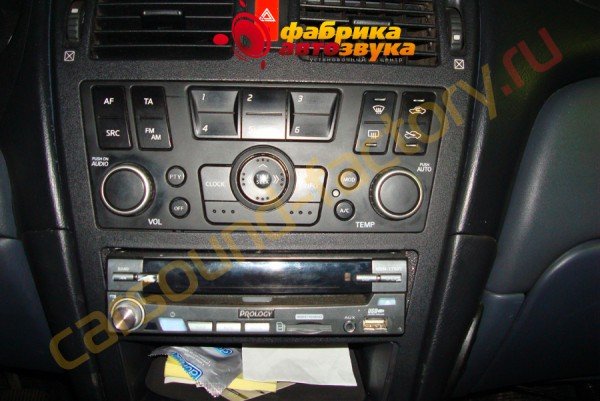установка магнитолы Prology Prology Nissan Almera