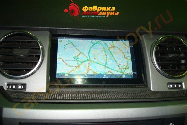 установка планшета Prology Prology Land Rover Discovery 3