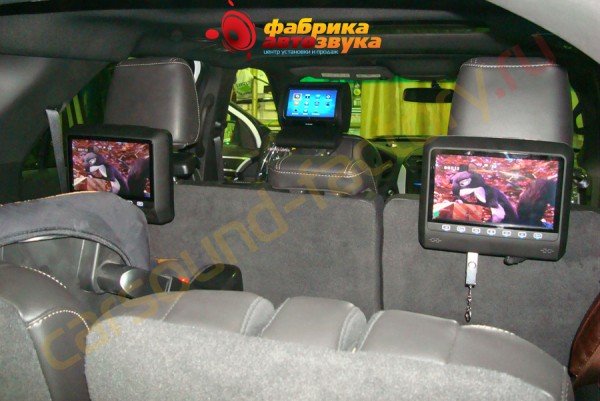 навесные мониторы на подголовник AVIS Ford Explorer